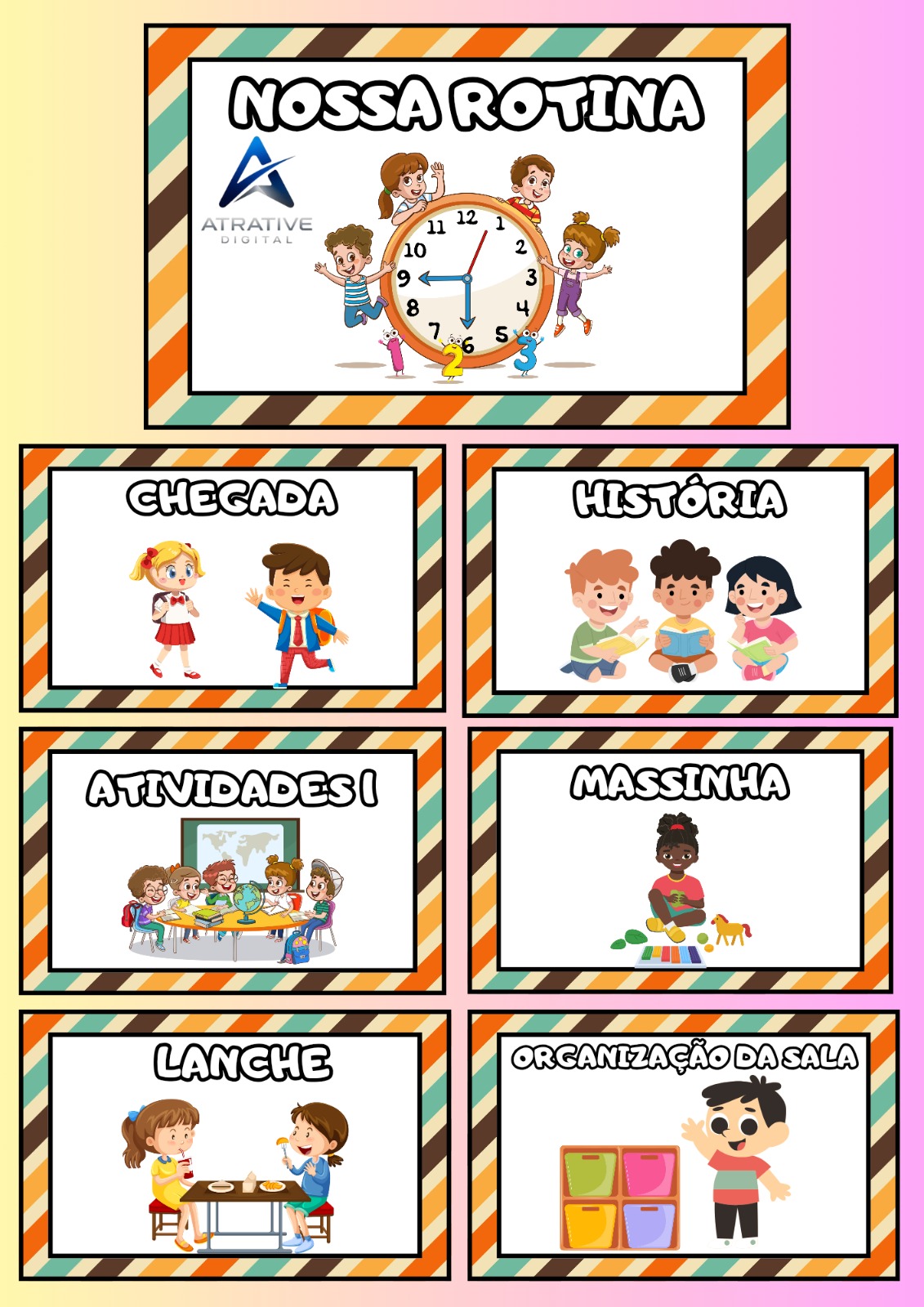 Imagem de 🎯Painel Rotina da Educação